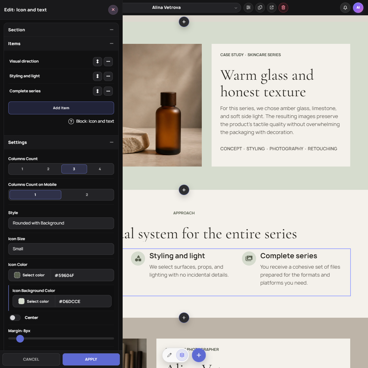 Mobitsa visual website editor
