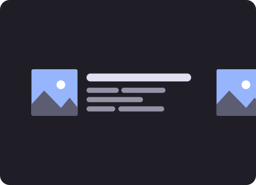 List with picture (Carousel)
